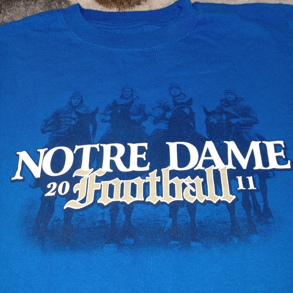Adidas 2011 Notre Dame THE SHIRT Football Tee - Picture 2 of 8